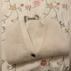 Everlane Boxy Cropped Cardigan